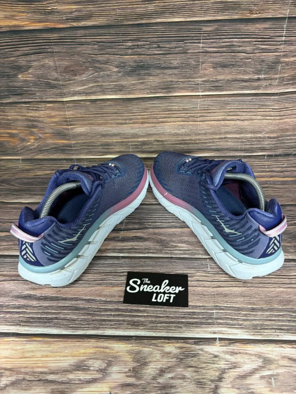 Hoka One One Clifton 5 Women's Athletic Purple Running Shoes Size 10.5 - Picture 5 of 8